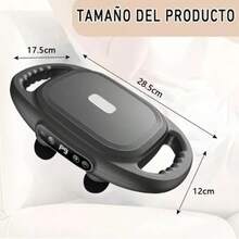 Masajeador eléctrico multifunción para tejidos profundos, 9 modos - Masajeador de percusión de alta frecuencia con 9 velocidades, recargable por USB, para la relajación de la espalda, el cuello y todo el cuerpo, pistola de masaje multifunción, pistola de masaje de alta frecuencia, uso doméstico, regalo.masajeador de cuello y espalda,masajeador eléctrico,masajeador de espalda - Negro - Ver 3