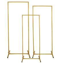 6.6 FT Wedding Arch Backdrop Stand For Parties, Balloon Arch Stand, Wedding Arches For Ceremony, Metal Arch Backdrop Stand For Bridal Baby Showers, Birthday Party Decoration Door Frame Gold - 金色 - 查看 2