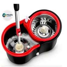 TRAPEADOR GIRATORIO SPIN MOP 360° SISTEMA DE LIMPIEZA.  JUEGO DE TRAPEADOR Y CUBO, TRAPEADOR GIRATORIA DE 360° Y CUBO CON JUEGO DE ESCURRIDOR Y 3 RECAMBIOS DE TRAPEADOR DE MICROFIBRA, ACERO INOXIDABLE DE 58 PULGADAS CON MANGO EXTENDIDO PARA LIMPIEZA DE SUELOS (SIN RUEDAS).  TRAPEADOR + CUBO ESCURRIDOR CENTRÍFUGO – HOGAR BALDE CENTRIFUGO 360 LAMPAZO ACERO GIRATORIO + 2 MOPAS REPUESTO.  CUBETA CENTRIFUGA - Negro - Ver 3