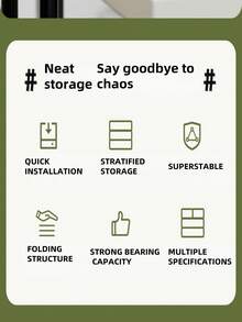 Dopamine Storage Rack Storage Cabinet, Multi-Layer Snack Multifunctional Desktop Storage Rack That Can Be Stacked With Bedroom Storage Boxes