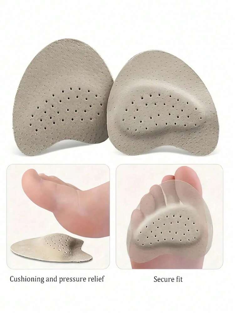 8片装（4双）女式凉鞋前掌垫高跟鞋防滑护足鞋垫贴自粘贴鞋内身体护理适合旅行运动户外厚薄款可选 - 彩色 - 查看 3