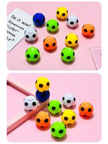 5/10/15/20/25/30pcs Random Color Fidget Spinners Soccer Ball Toys Football Party Favors Goodie Bag Stuffers Finger Rotatable Soccer Stress Relief Balls Sensory Gift