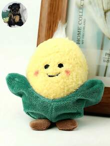 5/1 件宠物蔬菜毛绒玩具 - 西兰花、大葱、竹笋、卷心菜、玉米 - 柔软的毛绒动物，适合狗猫陪伴、可爱的睡眠伙伴、完美的宠物礼物（多种款式）