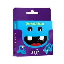 Album Dental Premium Caixinha Estojo Porta Dentinhos Dente De Leite Angie Angelus Azul - Azul - Visão 1