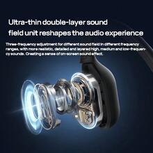 sanag A50S Pro/Max 16GB Large Memory Edition Bone Conduction Sports Earbuds True Wireless Open Wear IPX Deep Waterproof Long-Lasting Comfort For Running And Fitness Shadow Blue