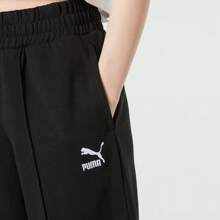 Puma Women's Casual Basic Sweatpants, Comfortable Breathable Drawstring Joggers 673628-01 - Black - View 5