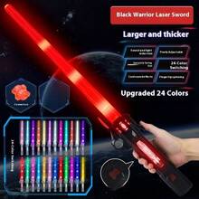Đồ chơi kiếm laser đổi màu 24 màu mới, lưỡi kép có thể thu vào, đồ chơi chiến đấu cho trẻ em, thiết bị biến hình hai đầu cho trẻ em, gậy phát sáng huỳnh quang 7 màu, kiếm chiến đấu gậy huỳnh quang cho trẻ em - Nhiều màu - Xem 14