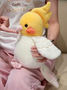 1 szt. Słodki ptak i papuga interaktywna pacynka ręczna, interaktywna pluszowa lalka ręczna prezent dla chłopców i dziewcząt