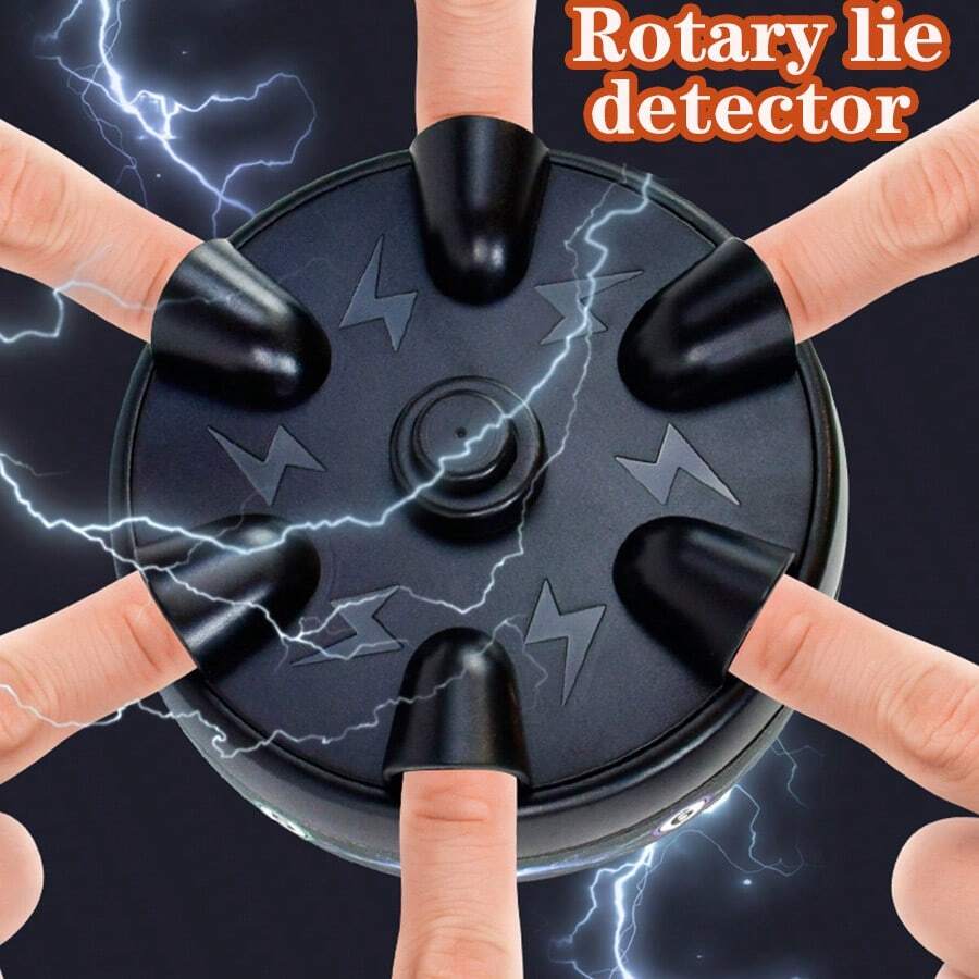 微型电击轮玩具测谎仪减压电击手指恶作剧游戏桌面减压玩具家庭聚会游戏、游戏、棋盘游戏、家庭游戏