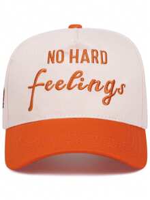 1 No Hard Feelings Rose Three-Dimensional Embroidered Baseball Cap For Men's And Women's Outdoor Sports Events Casual Baseball Cap Fashion - Nhiều màu - Xem 5