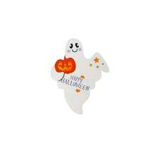 50pcs/ Halloween Pumpkin & Ghost Lollipop Cards, With Pumpkin And "Happy Halloween" Design - Party Table & Wall Decoration Paper Stands, Great For Party Favors And Decor, Halloween Decorations