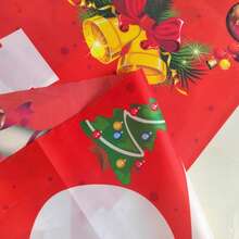 1pc New Christmas Decor Couplet, Holiday Party Decoration Door Curtain Party Hanging Flag, Merry Christmas Couplet, New Christmas Decoration, Garden Decor/Office Decor/Home Decor