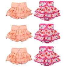 6片/2片可重复使用母狗尿布可洗高吸收性幼犬狗狗尿布适用于经期发情内裤或兴奋排尿 - 彩色 - 查看 17