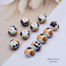 5 Stücke Halloween Perlen, geeignet zum Herstellen von Armbändern und Halsketten