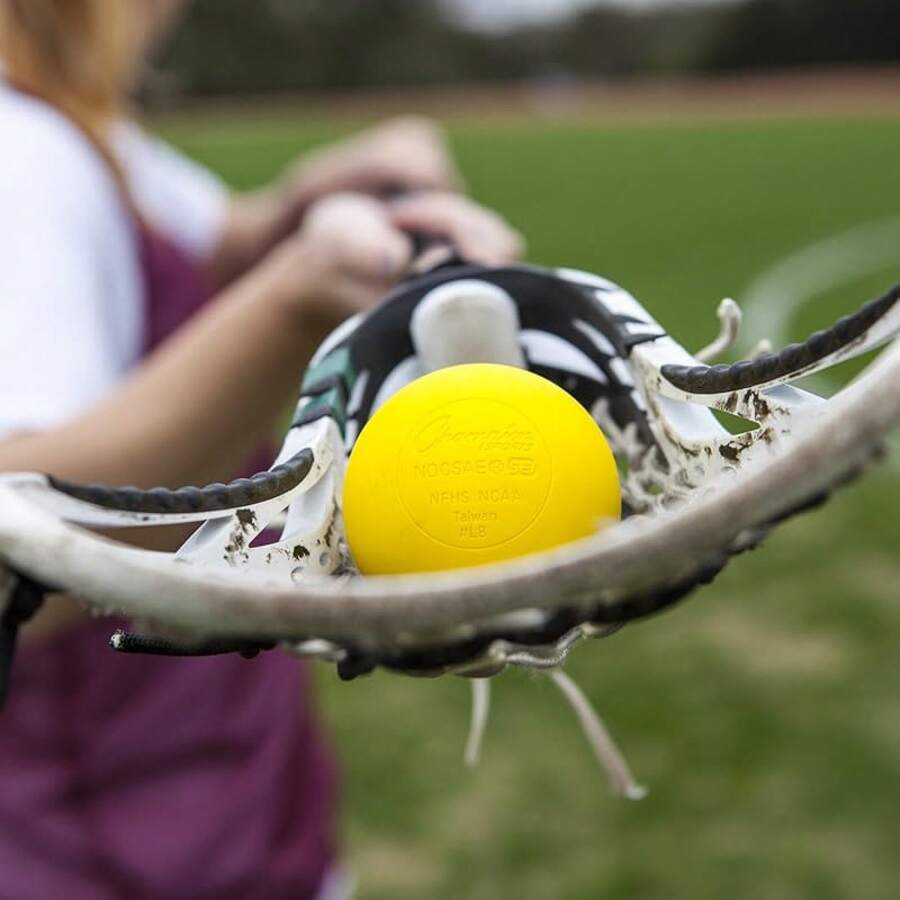 Champion Sports - Pelotas Oficiales de Lacrosse - Varios Colores en Paquetes de 1, 2, 3, 6 y 12 - Amarillo - Ver 1