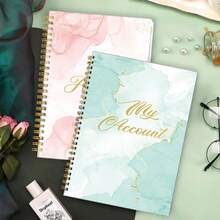 دفتر قيد الإيرادات والمصروفات، قسم متتبع الحسابات قابل للطباعة لسجل البنك (لسيناريوهات التسجيل المالي)