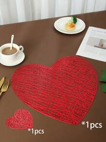 6pcs Hollow-Out PVC Anti-Slip Coasters, Easy To Clean & Wipe, Suitable For Dining Table, Holiday Banquet, Party, Bar Decoration - Multicolor - View 19