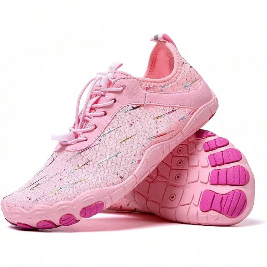 Waterproof Barefoot Trail Running Shoes For Outdoor Activities - Meteor-pink - View 1