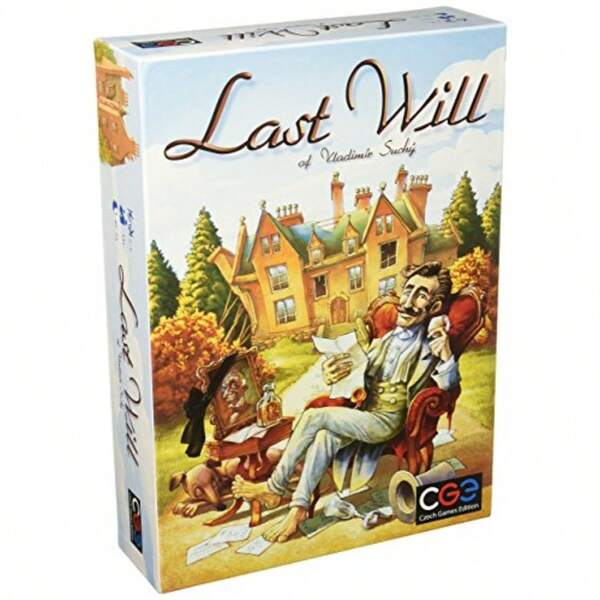 Czech Games Edition Last Will Strategy Board Game For 25 Players Ages 14+