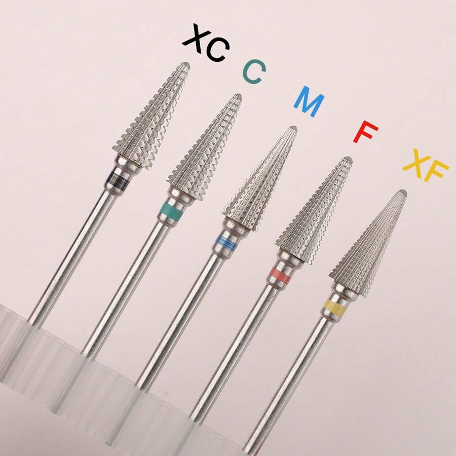 1pc 16.8mm Long Carbide Nail Drill Bit,Acrylic Nail Bit Thick Gel Removal Tool Electric Drills File Manicure Accessories - Multicolor - View 1