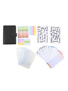 A6 Size Budget Binder With Cash Envelopes, For Budgeting, Money Management, Cash Envelope System - Multicolor - View 24