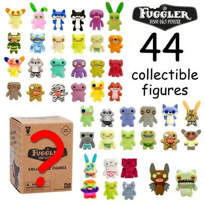 ZURU พวงกุญแจตลกน่าเกลียดมอนสเตอร์ รูปพีวีซีรุ่นตุ๊กตา 6-8.5 ซม. เครื่องประดับตุ๊กตาแฟนของสะสมของขวัญวันเกิด