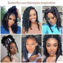 20 Inch Shoulder Length Synthetic Lace Front Braided Wig With Baby Hair, Women Triangle No Knot Butterfly Braid Wig - Black - View 9