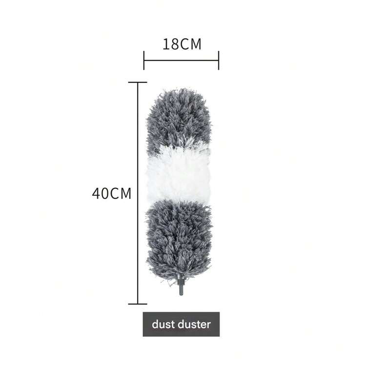 1pc Microfiber Extendable Duster (31–102″, Stainless Steel) – Washable, Bendable Feather Duster For Ceiling Fans, High Ceilings, Furniture, Cars, Blinds & Garden Tools - Multicolor - View 18
