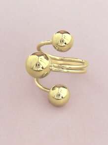 1 件不对称星球复古风格戒指，手工制作的女性和情侣指环#PreAutumn 初秋服装和灵感。