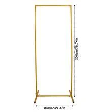 6.6 FT Wedding Arch Backdrop Stand For Parties, Balloon Arch Stand, Wedding Arches For Ceremony, Metal Arch Backdrop Stand For Bridal Baby Showers, Birthday Party Decoration Door Frame Gold - 金色 - 查看 10
