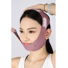 V-Face Lifting & Firming Mask - Anti-Double Chin Full Face Tightening Anti-Sagging Slimming Face Mask - Purple (1 Piece) - 紫色 - 查看 2