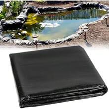 HDPE UV Resistant Garden Pond Liner 7x10ft 14.5Mil Thickness For Fish Ponds Streams Fountains And Waterfall