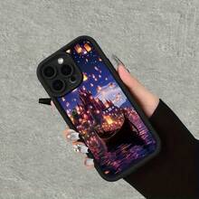 [Teléfono] Diseño Castle and Kongming, nuevo teléfono móvil con patrón de escalera, divertido, sencillo y elegante, adecuado para la personalidad de hombres y mujeres. Compatible con phone. - Blanco - Ver 9