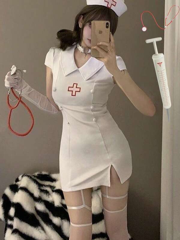 Halloween Cosplay Nurse Prop, Funny Costume Accessories