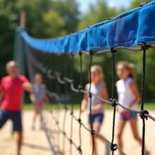 4m Volleyball Net - 藍色 - 查看 3