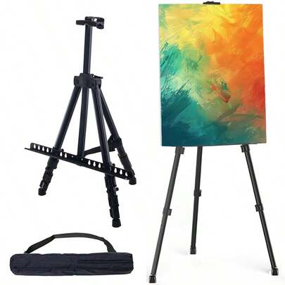 Extendable Artist Studio Painting Easel Tripod Display Telescopic Board Stand UK