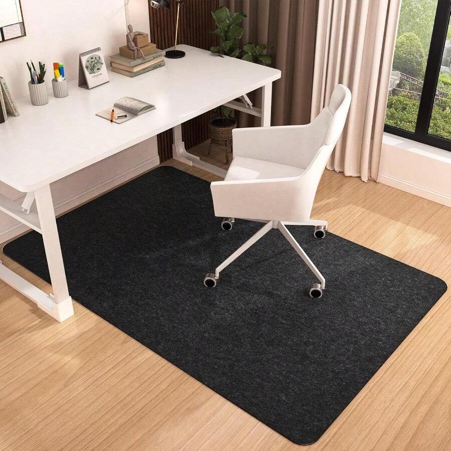 Office Chair Mat For Hardwood Floor 55x35 Computer Chair Rug Under Desk ...