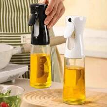1 Olive Oil Spray Bottle, Mother's Day Gift, Outdoor Barbecue, Barbecue Grill, Fat-Reducing Meal, Kitchen, Barbecue, Air Fryer And Camping Supplies, Suitable For Girls, Lightweight Household Kitchen Barbecue Utensils, Sprayer, Dispenser, Refillable Spray Bottle.