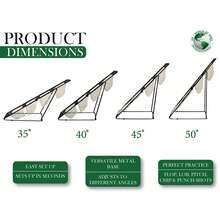 Golf Cutting Four Grid Folding Net Practice Net Vertical Challenge Backyard Golf Hole Game - màu xanh lá - Xem 7