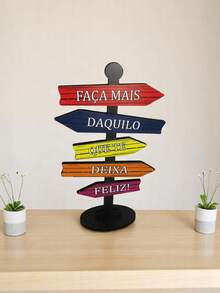 Decorative Sign For Table Arrow Direction Do More - Nhiều màu - Xem 2