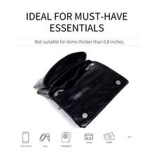 Túi đeo vai nữ thanh lịch 14 đinh tán với nhiều chi tiết phong cách Châu Âu, chất liệu PU màu đen, dây đeo chéo hai lớp, túi vuông nhỏ thời trang, phù hợp cho sử dụng hàng ngày, hẹn hò, mua sắm, tiệc tối và nhiều dịp khác nhau. Cũng là một lựa chọn quà tặng tuyệt vời cho các ngày lễ. - màu đen - Xem 4