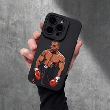 Sport Boxspieler Heißer Verkauf Einzigartiges Kreatives Cartoon-Muster, Schwarze Engelauge Handyhülle, Interessante Einfache Modische Persönlichkeit  Männer und Frauen Urlaubsgeschenk Handyhülle Geeignet für iPhone - Schwarz - Übersicht 3