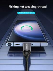 EAGET USB Type C Cable Fast Charging USB A To Type C Charger Cord Braided With Compatible With IPhone 15/15plus/15pro Max/16, Sam Sung Galaxy S23 Ultra/S23/S23+/S22/S22 Ultra/S22+/S21 For Android Phones Compatible With IPhone 16, 16 Pro Max, 15, 15 Plus, 15 Pro, 15 Pro Max, Compatible With Redmi, Compatible With OnePlus