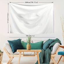 1 Stück SpongeBob dekorativer Wandteppich, Cartoon Party Deko Hängetuch, SpongeBob Dekoration, Feiertags Dekoration, Hintergrund Dekoration, Wohnzimmer Schlafzimmer, verschiedene Größen erhältlich mit Werkzeugen