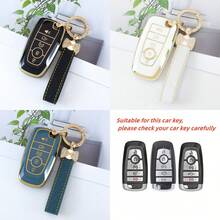 1 Pc For Ford Key Fob Cover TPU Key Case Full Protector Compatible With Ford For Fusion For Explorer For Escape For F150 For F250 For F350 For F450 For F550 For Edge For Expedition Dustproof And Anti Fall High-End Fashionable Keybag - Keychain HL3 - View 14