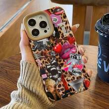 Teléfono de lente alta con diseño de patrón de artículos diversos para el viento, adecuado para 15 Plus, 14, 12 Pro, 11, XS, 16 y 13. Este todo incluido está hecho de piel sintética suave y es resistente a. - Colores mixtos 1 - Ver 3
