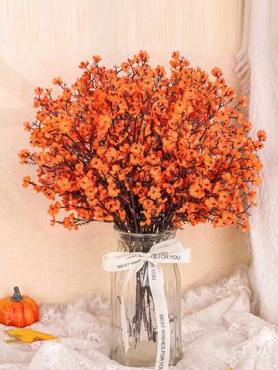 10/6 Stück künstliche Schleierkraut Blumensträuße im Herbststil. Moderne künstliche Blumenbündel geeignet für Herbstdekoration Zuhause, Künstliche Pflanzen, Herbstdekorationen, Raumdekoration, Schreibtischdekoration, Schlafzimmerdekoration, Gartendekoration und Inneneinrichtungsgegenstände.