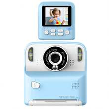 儿童即时打印相机，1080P 高清视频录制，适合幼儿的高清数码摄像机，数码变焦，适合 4 5 6 7 8 9 10 岁女孩的便携式玩具，适合 3-12 岁男孩和女孩的圣诞节生日礼物 - 彩色 - 查看 17