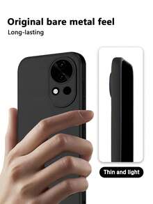1 pièce Étui anti-chute noir, compatible avec la série , étui anti-chute noir pour téléphone . Étui de téléphone, coque de protection de téléphone, coque de téléphone, housse de téléphone, étui anti-chute pour téléphone, étui de téléphone noir, étui de téléphone minimaliste, étui de téléphone de couleur unie, étui de téléphone noir, étui de téléphone anti-chute en TPU (résistance aux chocs de niveau militaire) étanche, antichoc, résistant aux rayures - Noir mat - Voir 5