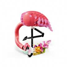 LEGO Creator 3 合 1 野生动物：粉红火烈鸟动物拼搭玩具 - 包含 3 种拼搭选择：粉红火烈鸟、凤头鹦鹉或墨西哥钝口螈 - 适合 8 岁以上儿童、女孩和男孩的学习玩具 - 31170 - 31170 - 查看 3